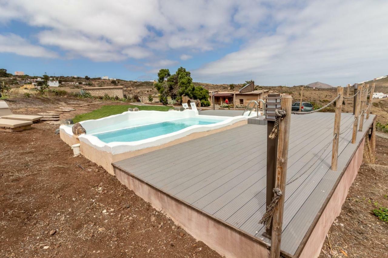 Flatguest Charming House + Pool + Terrace + Views Santa Maria de Guia de Gran Canaria Exterior foto